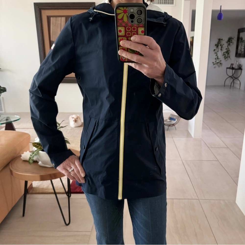 Hunter for Target Rain Windbreaker Jacket Navy Blue Size XS